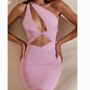 NWT Oh Polly One Shoulder Mini Dress